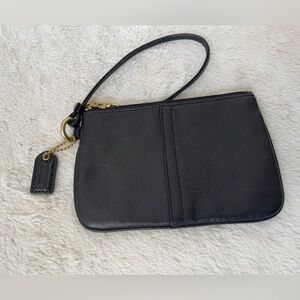 Coach Leather Wristlet EUC